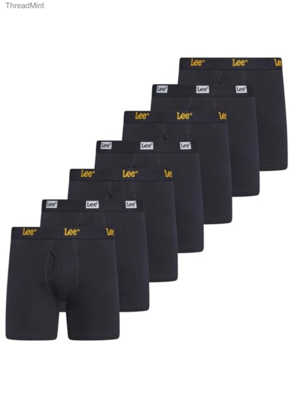 Mens Cotton Stretch Boxer Briefs 7 Pack Tagless Breathable Underwear